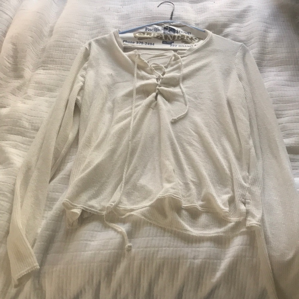 Lace up top